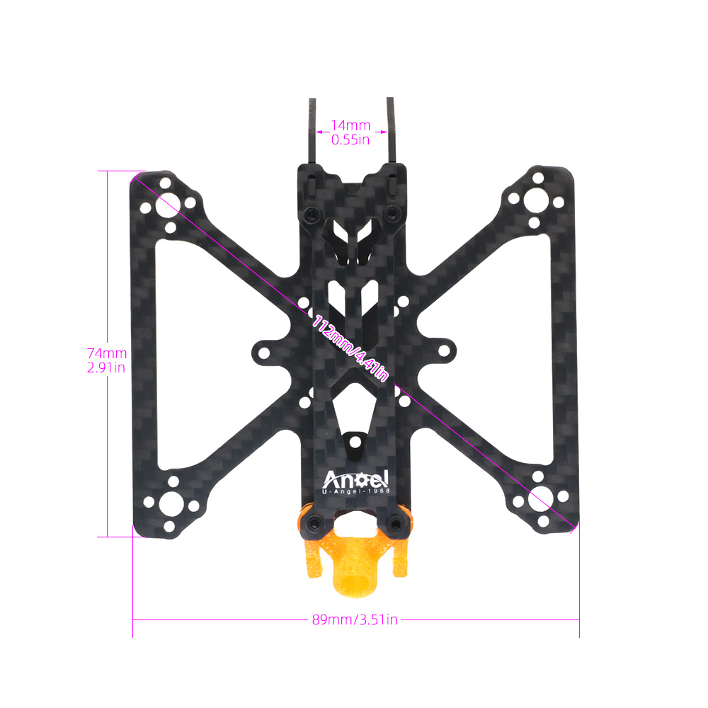 Angel20 Frame Kit 2 inch RC Dr - Drone Kit Build Yourself recension och pris