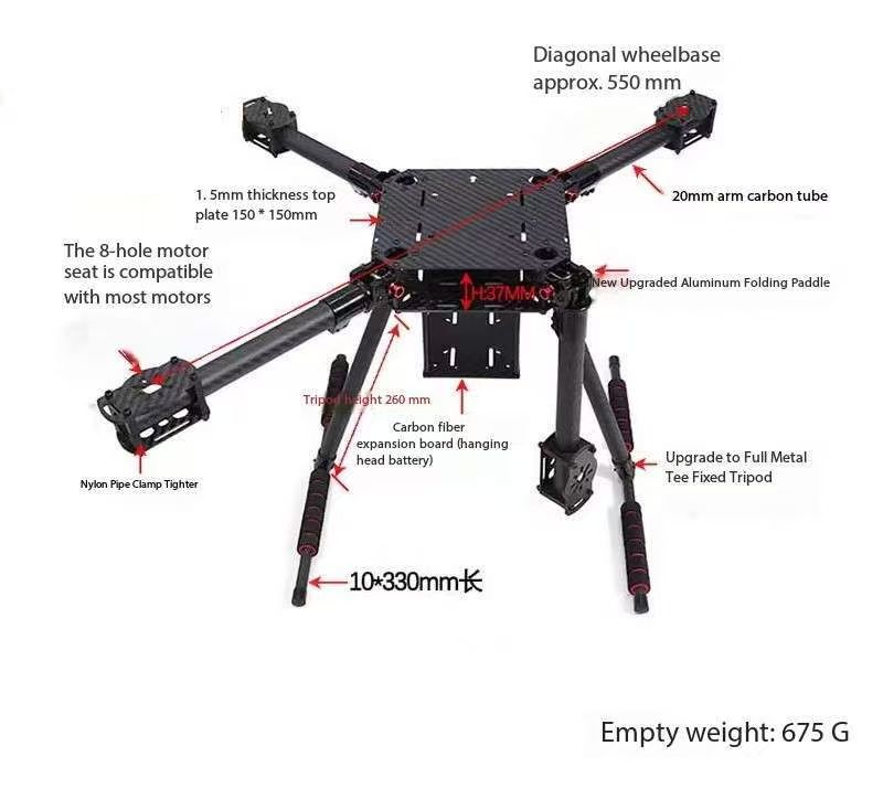 APStoreCarbon Fibre Hardware V - Drone Kit Vtol recension och pris