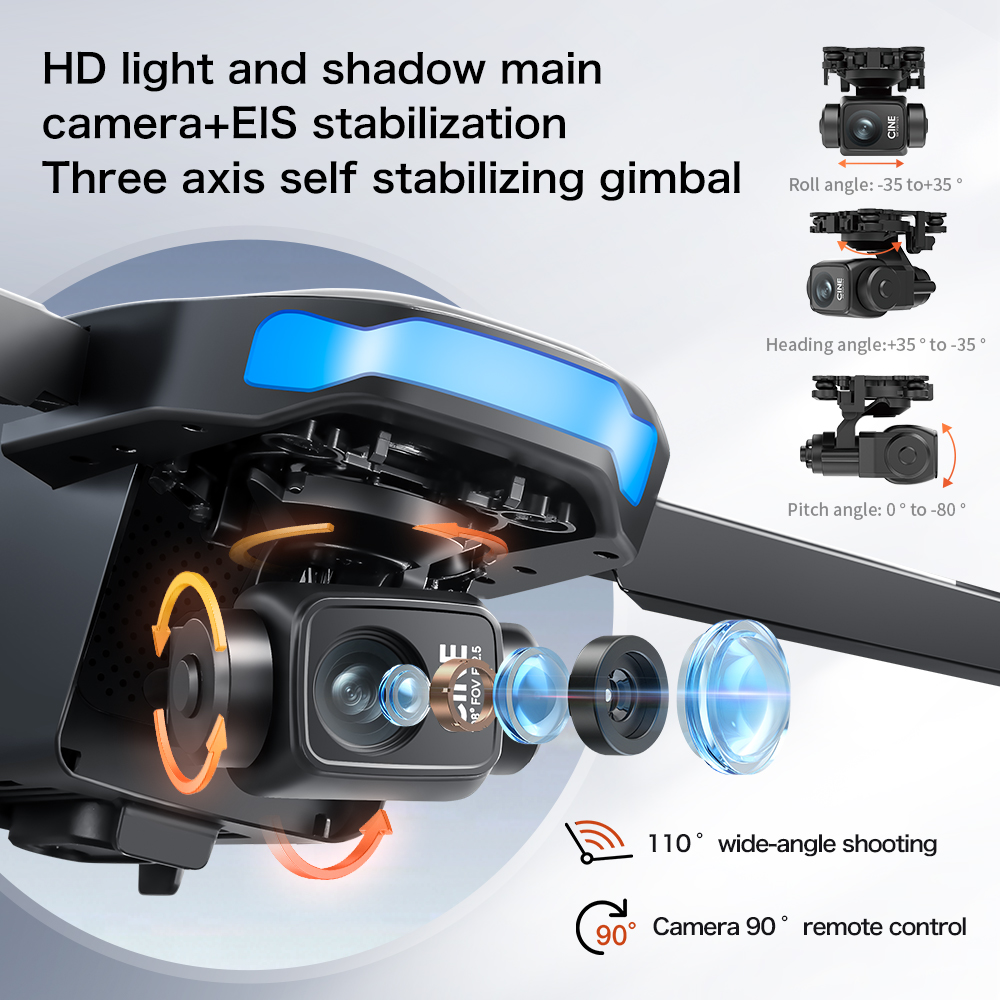 New S-X1 MAX Drone GPS 8K Prof - Drone Kit Professional recension och pris